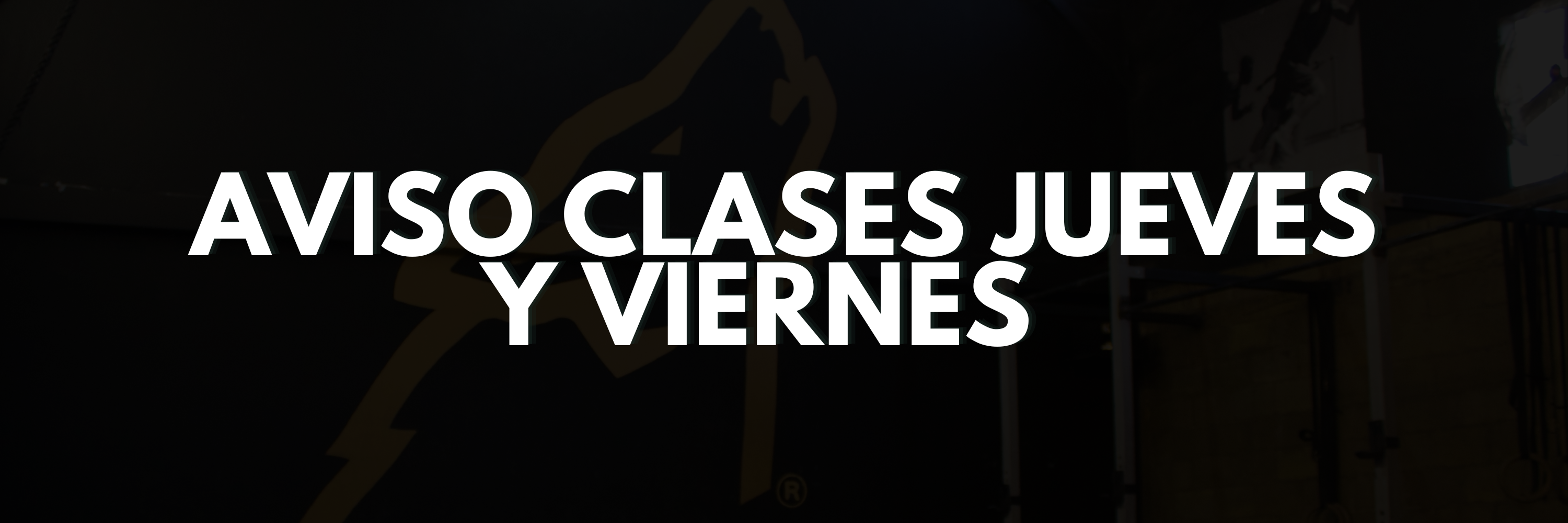 Aviso horarios jueves y viernes